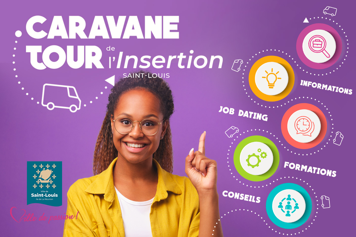 Caravane tour de l’insertion : rendez-vous avec l’emploi