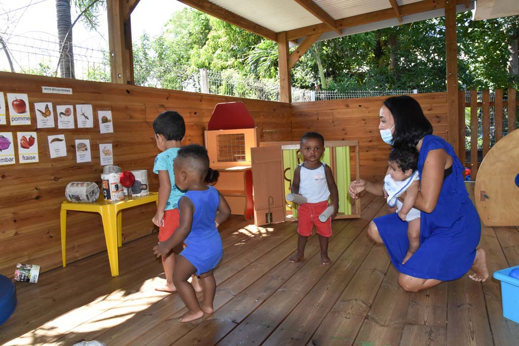 Les enfants des crèches « Les explorateurs » 